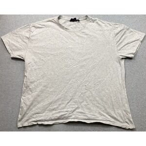 Essentials Fear Of God Gray Baggy T-Shirt Men's Sz‎ XL  Spell-Out Distressed